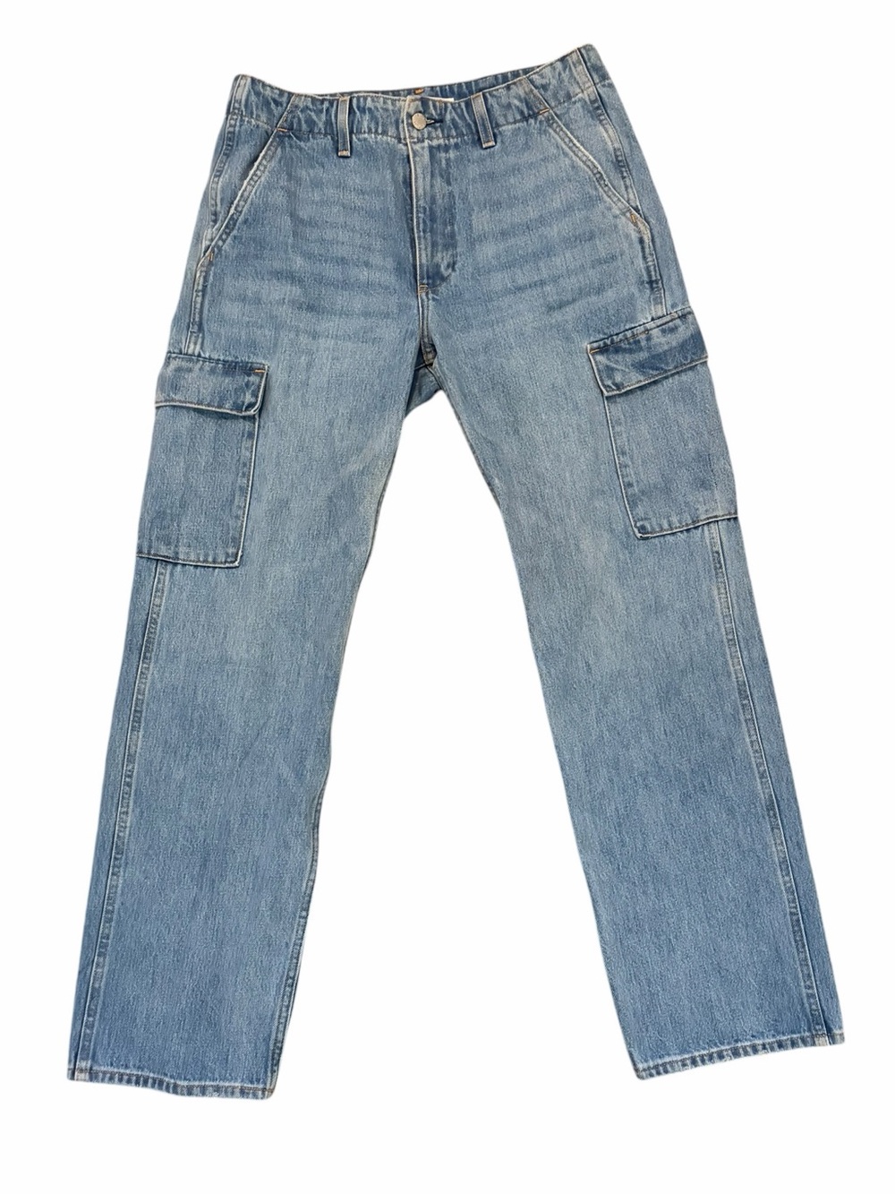 Denim Forum The '90s Edie Lo-Rise Cargo Jean Aritzia 28